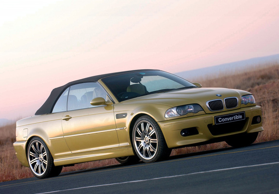 Images of BMW M3 Cabrio ZA-spec (E46) 2001–06