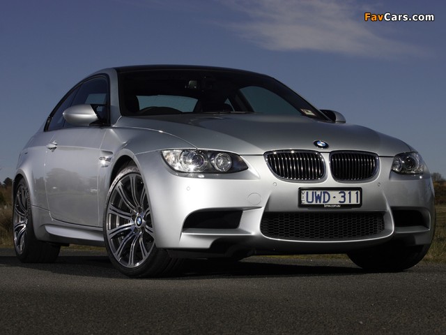 Images of BMW M3 Coupe AU-spec (E92) 2007 (640 x 480)