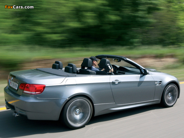 Images of BMW M3 Cabrio (E93) 2008 (640 x 480)