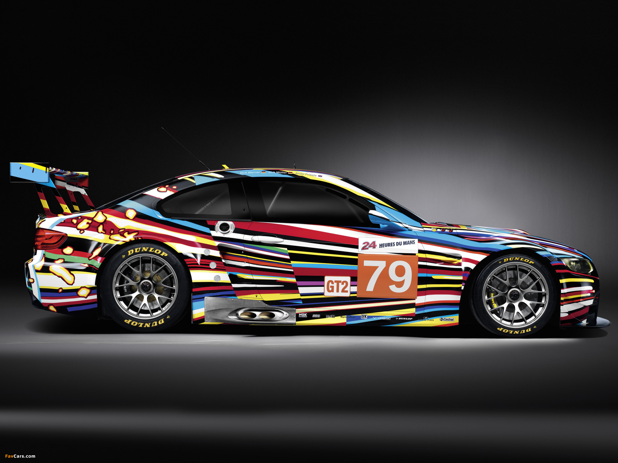 Images of BMW M3 GT2 Art Car by Jeff Koons 2010 (2048 x 1536)