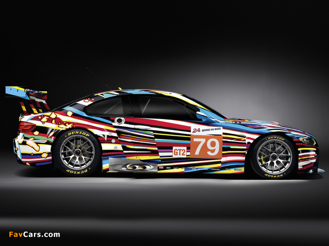 Images of BMW M3 GT2 Art Car by Jeff Koons 2010 (640 x 480)