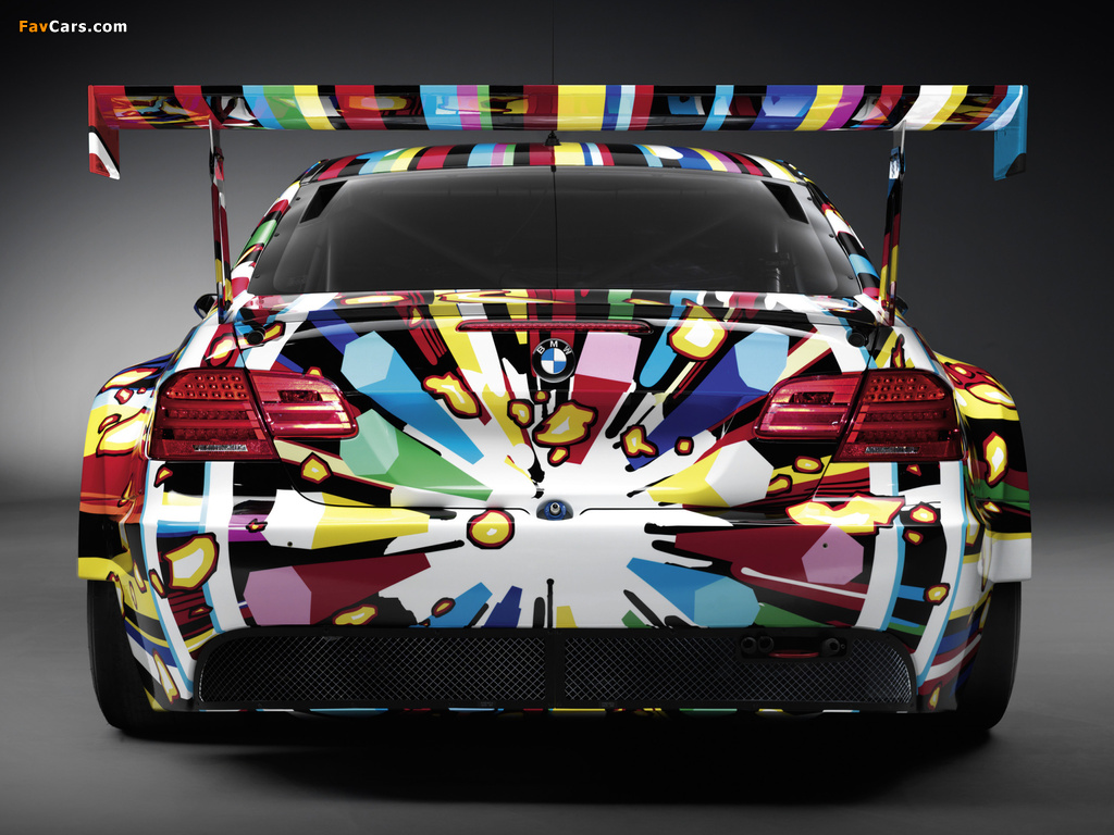 Images of BMW M3 GT2 Art Car by Jeff Koons 2010 (1024 x 768)