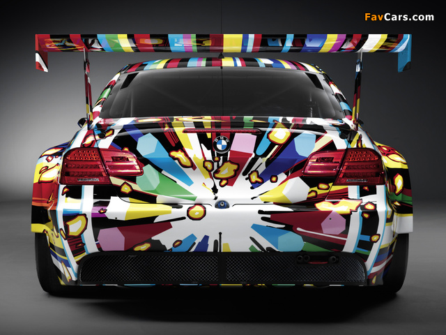 Images of BMW M3 GT2 Art Car by Jeff Koons 2010 (640 x 480)
