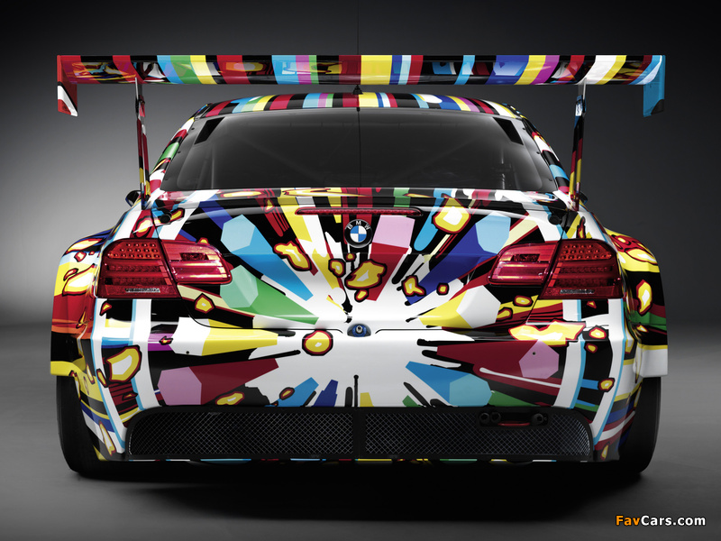 Images of BMW M3 GT2 Art Car by Jeff Koons 2010 (800 x 600)