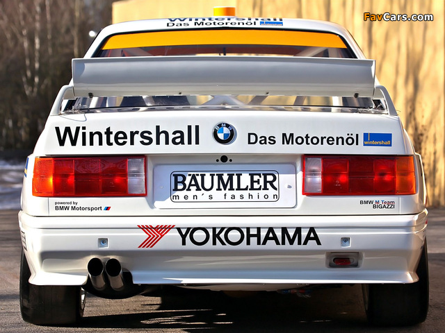 Photos of BMW M3 DTM (E30) 1987–92 (640 x 480)