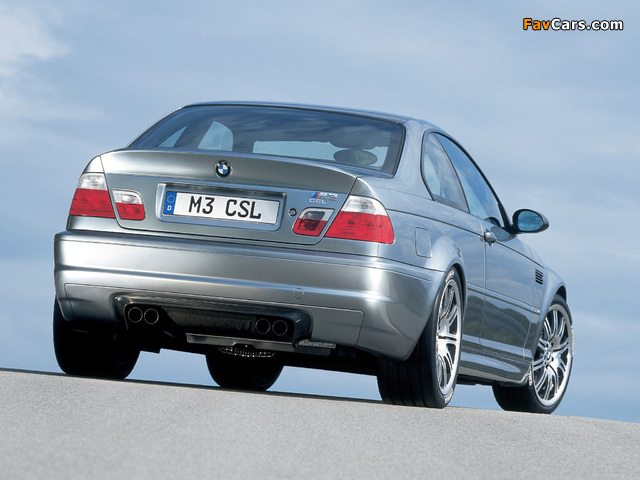 Photos of BMW M3 CSL Concept (E46) 2001 (640 x 480)