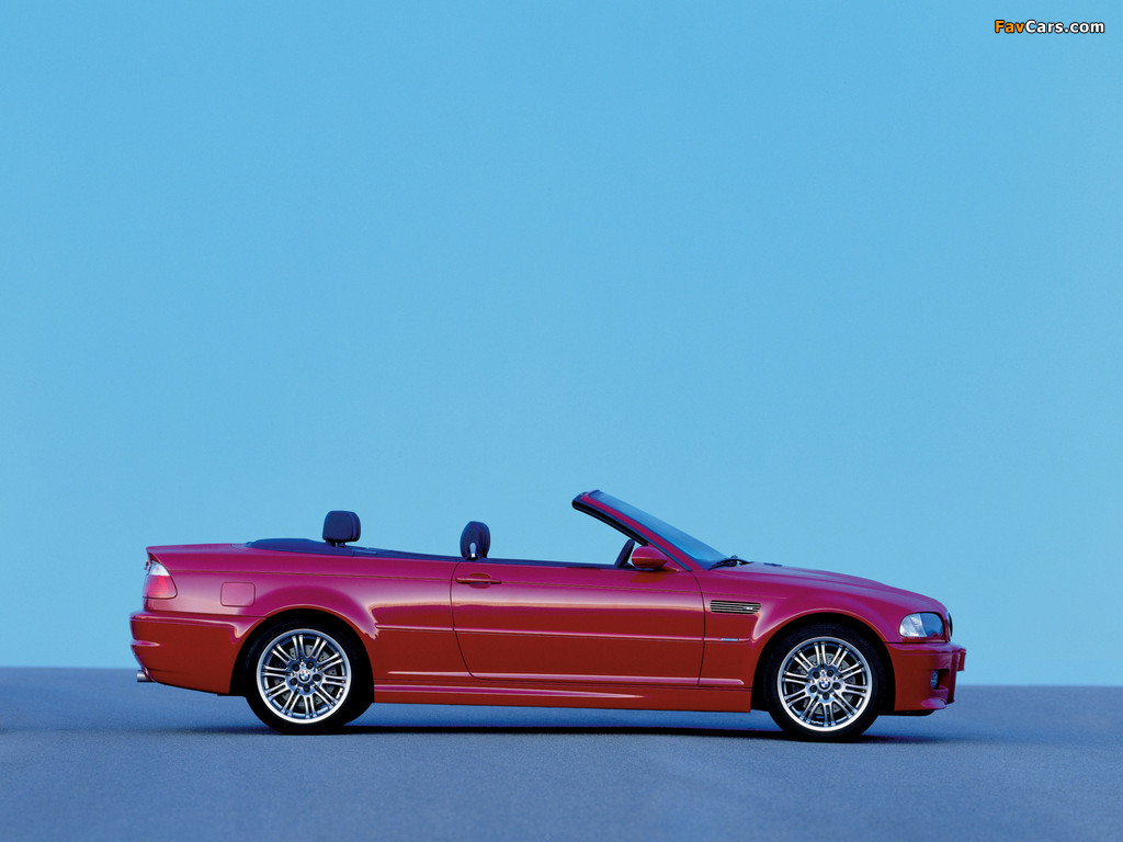 Photos of BMW M3 Cabrio (E46) 2001–06 (1024 x 768)