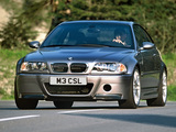 Photos of BMW M3 CSL Coupe (E46) 2003