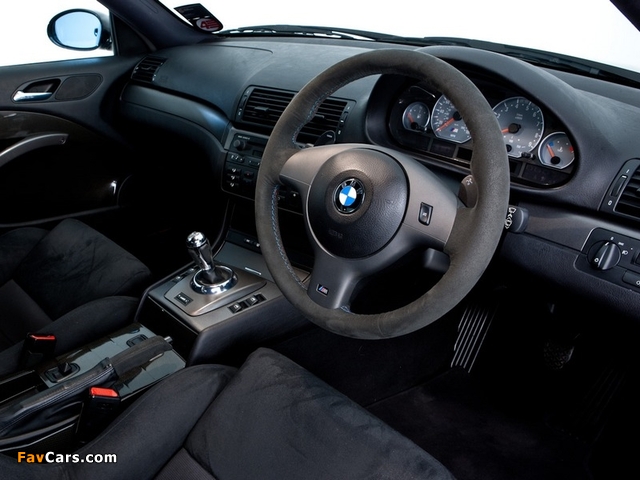 Photos of BMW M3 CSL Coupe UK-spec (E46) 2003 (640 x 480)