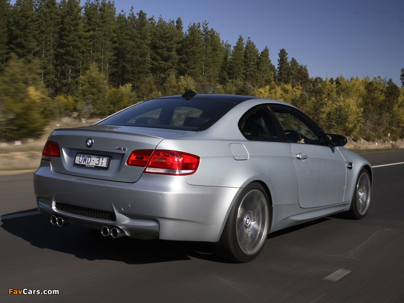 Photos of BMW M3 Coupe AU-spec (E92) 2007 (800 x 600)