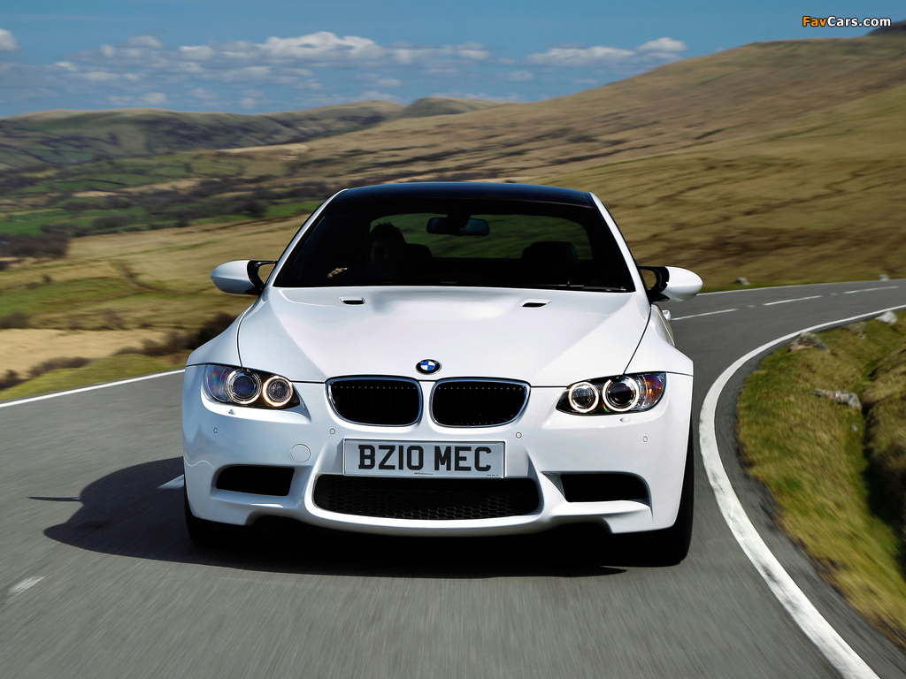 Photos of BMW M3 Coupe Competition Package UK-spec (E92) 2010 (1024 x 768)