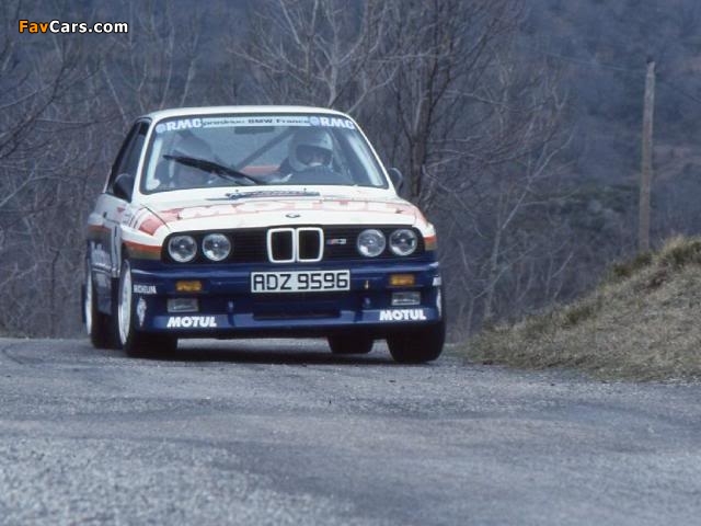 Pictures of BMW M3 Group A Rally (E30) 1987–90 (640 x 480)