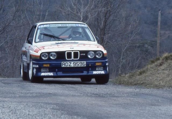 Pictures of BMW M3 Group A Rally (E30) 1987–90