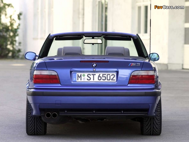 Pictures of BMW M3 Cabrio (E36) 1994–99 (640 x 480)