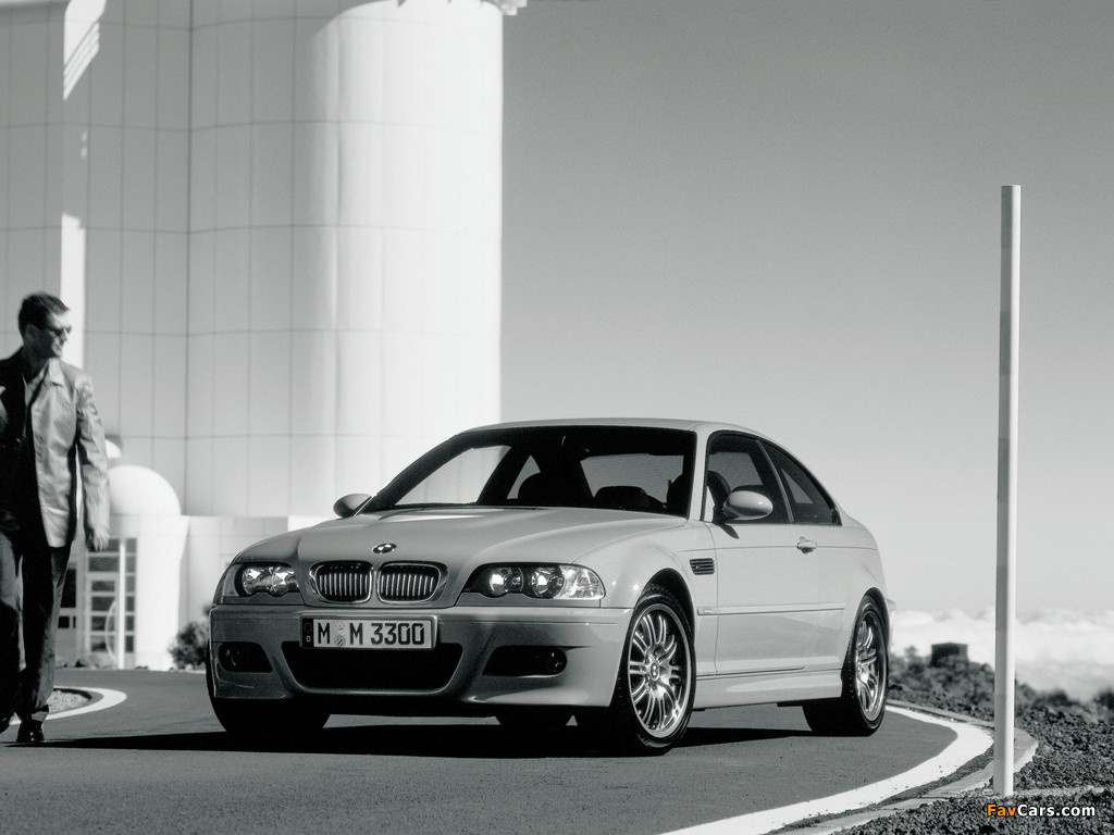 Pictures of BMW M3 Coupe (E46) 2000–06 (1024 x 768)