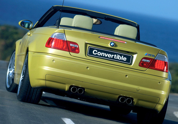 Pictures of BMW M3 Cabrio ZA-spec (E46) 2001–06