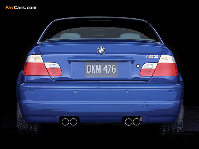Pictures of BMW M3 Coupe US-spec (E46) 2001–06 (640 x 480)