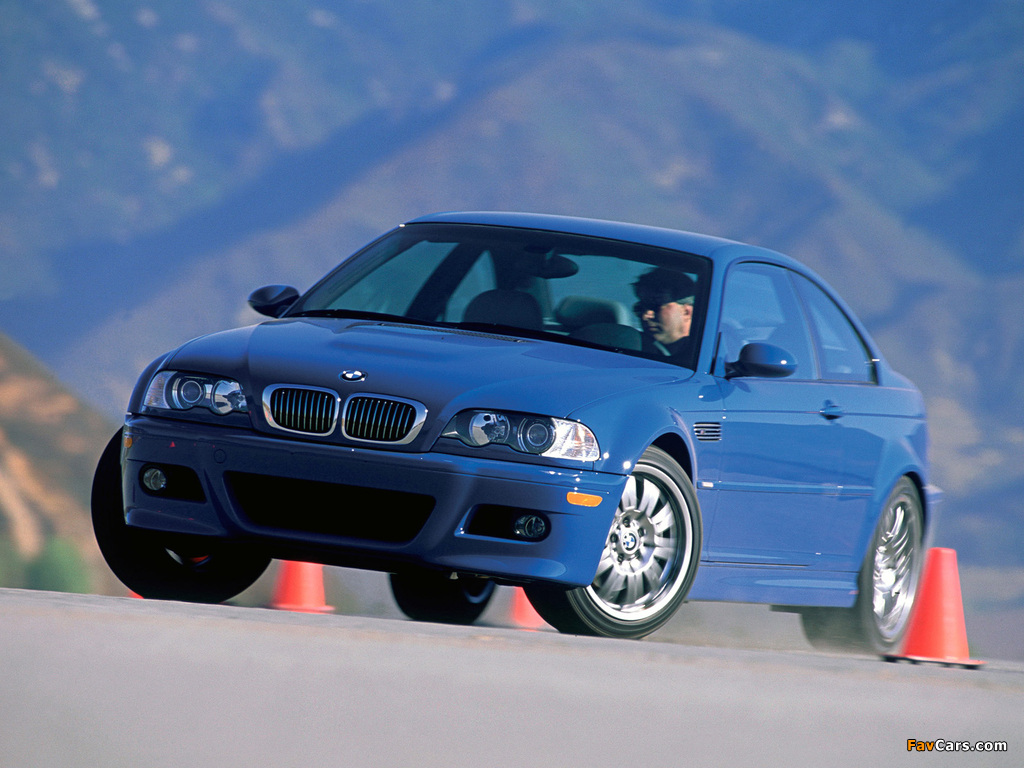 Pictures of BMW M3 Coupe US-spec (E46) 2001–06 (1024 x 768)