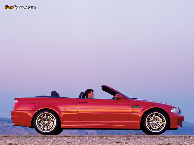 Pictures of BMW M3 Cabrio (E46) 2001–06 (640 x 480)