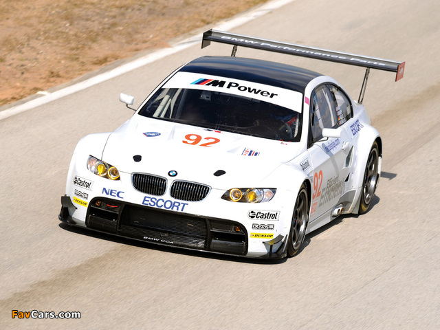 Pictures of BMW M3 GT2 Race Car (E92) 2009–12 (640 x 480)