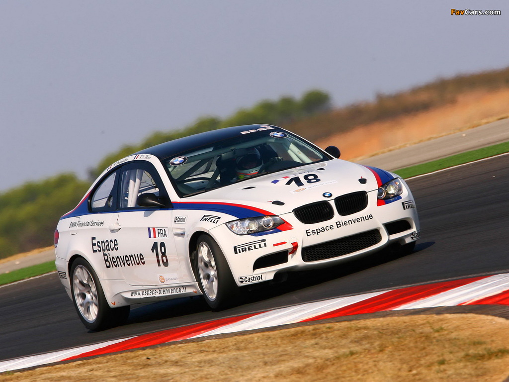 Pictures of BMW M3 GT4 Customer Sports Car (E92) 2009 (1024 x 768)