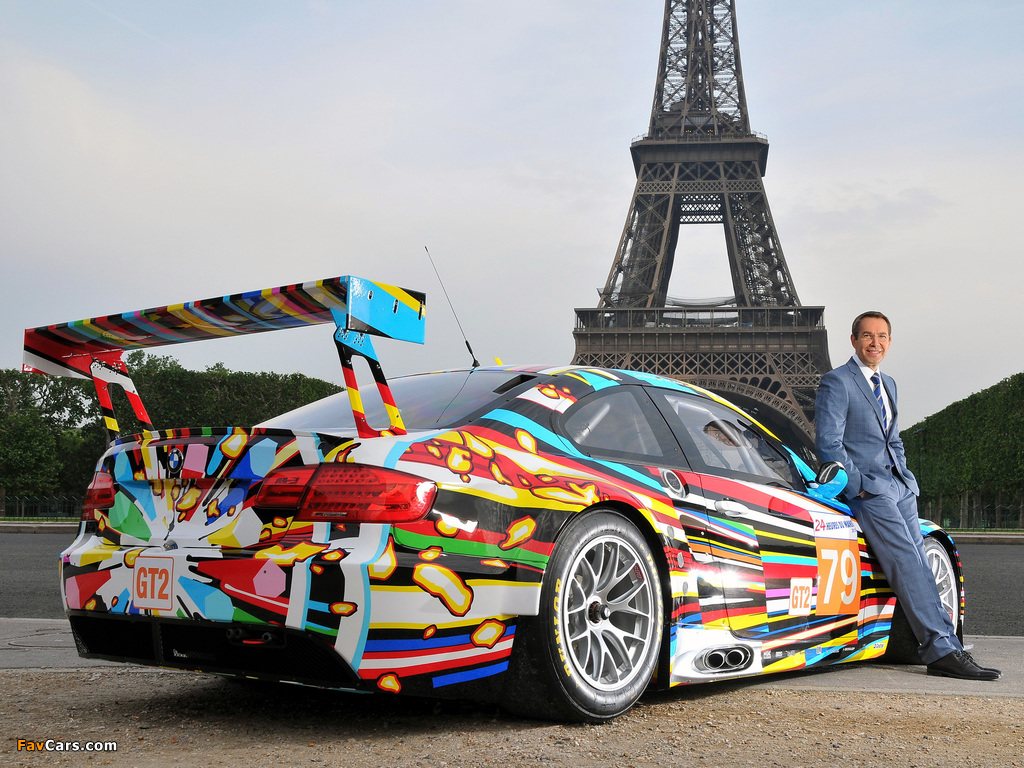 Pictures of BMW M3 GT2 Art Car by Jeff Koons 2010 (1024 x 768)