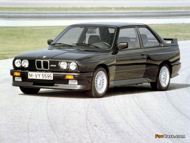 BMW M3 Coupe (E30) 1986–90 wallpapers (640 x 480)