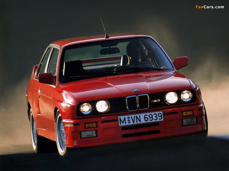 BMW M3 Coupe (E30) 1986–90 wallpapers (800 x 600)