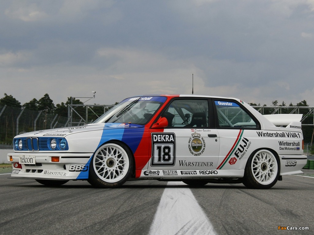 BMW M3 DTM (E30) 1987–92 wallpapers (1024 x 768)