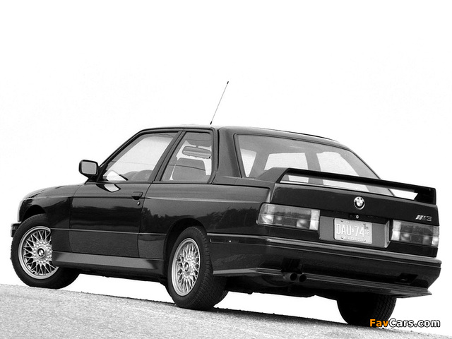 BMW M3 Coupe US-spec (E30) 1987–90 wallpapers (640 x 480)