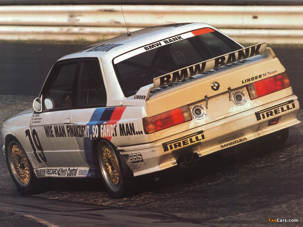 BMW M3 DTM (E30) 1987–92 wallpapers (1024 x 768)