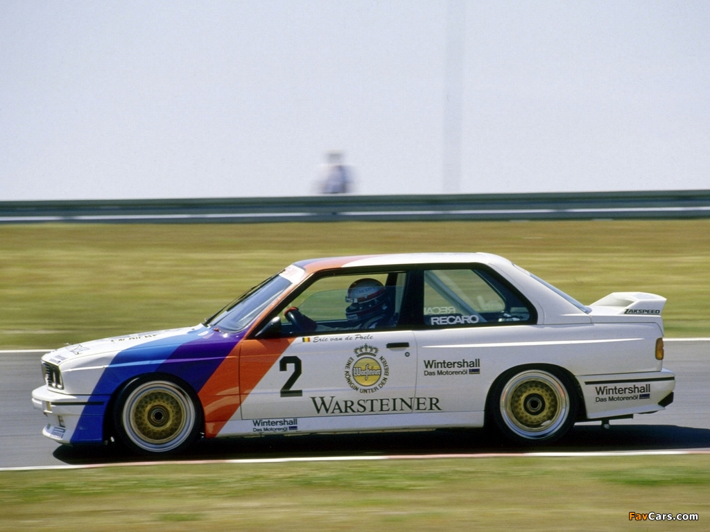 BMW M3 DTM (E30) 1987–92 wallpapers (1024 x 768)