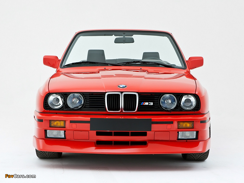 BMW M3 Cabrio (E30) 1988–91 wallpapers (800 x 600)