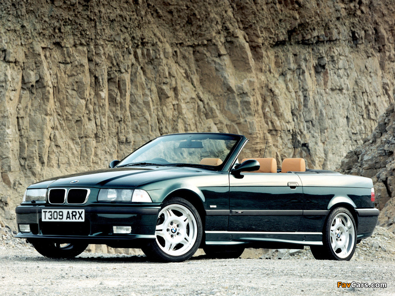 BMW M3 Cabrio UK-spec (E36) 1994–99 wallpapers (800 x 600)