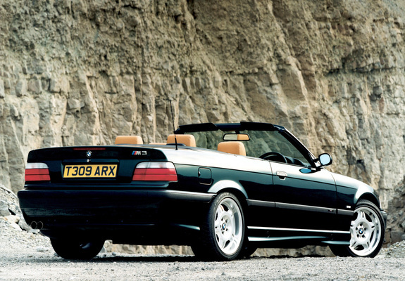 BMW M3 Cabrio UK-spec (E36) 1994–99 wallpapers