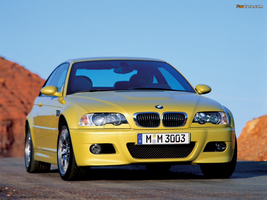 BMW M3 Coupe (E46) 2000–06 wallpapers (1024 x 768)