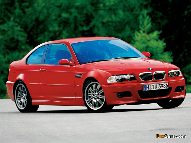 BMW M3 Coupe (E46) 2000–06 wallpapers (640 x 480)