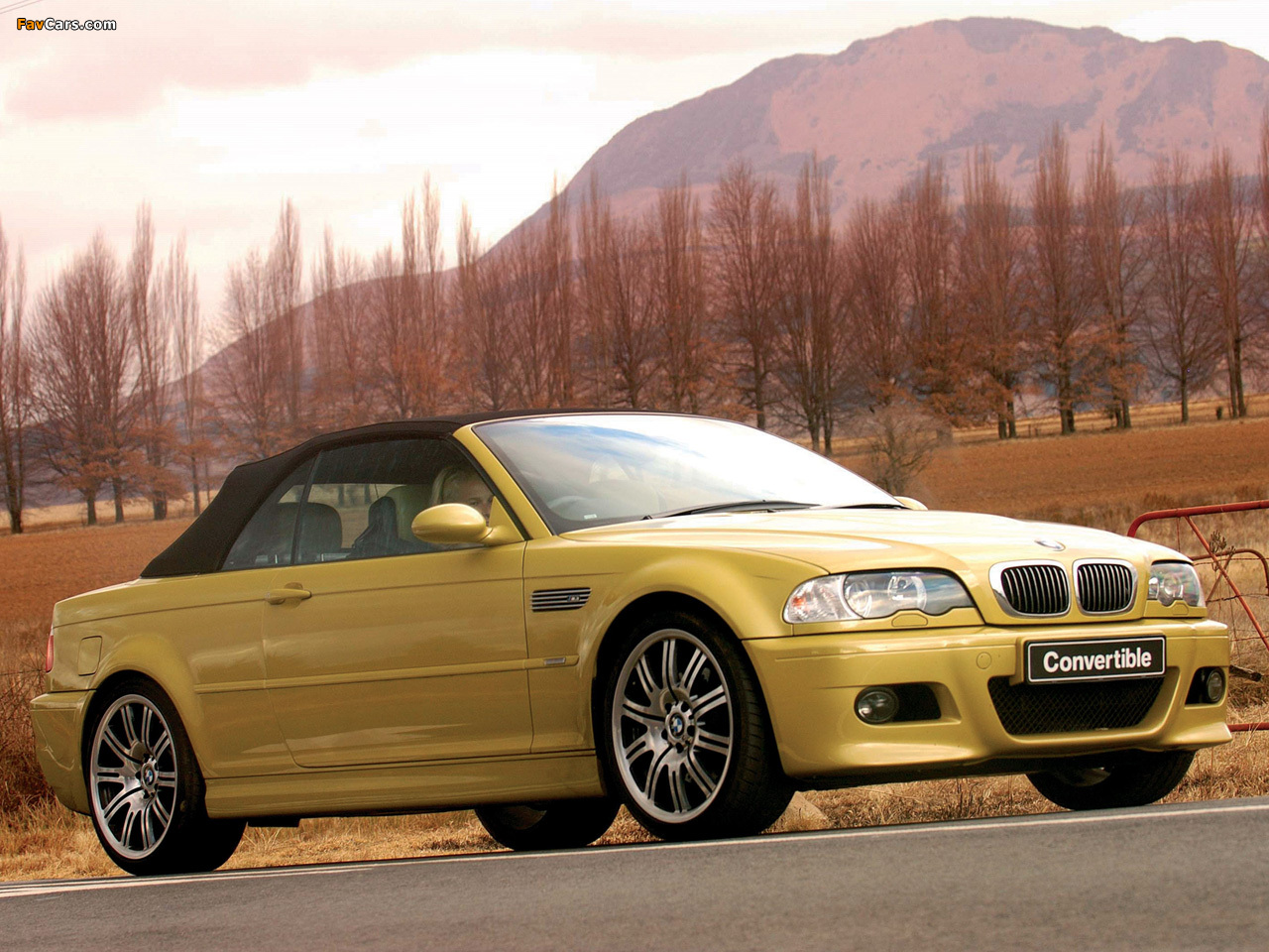 BMW M3 Cabrio ZA-spec (E46) 2001–06 wallpapers (1280 x 960)