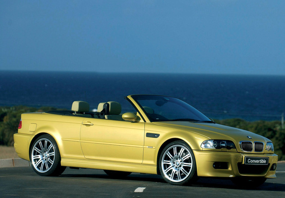 BMW M3 Cabrio ZA-spec (E46) 2001–06 wallpapers