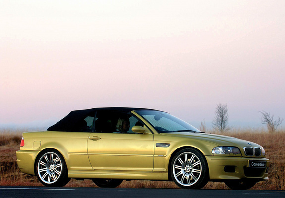 BMW M3 Cabrio ZA-spec (E46) 2001–06 wallpapers