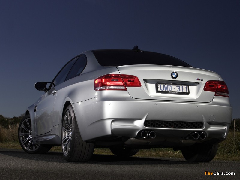 BMW M3 Coupe AU-spec (E92) 2007 wallpapers (800 x 600)