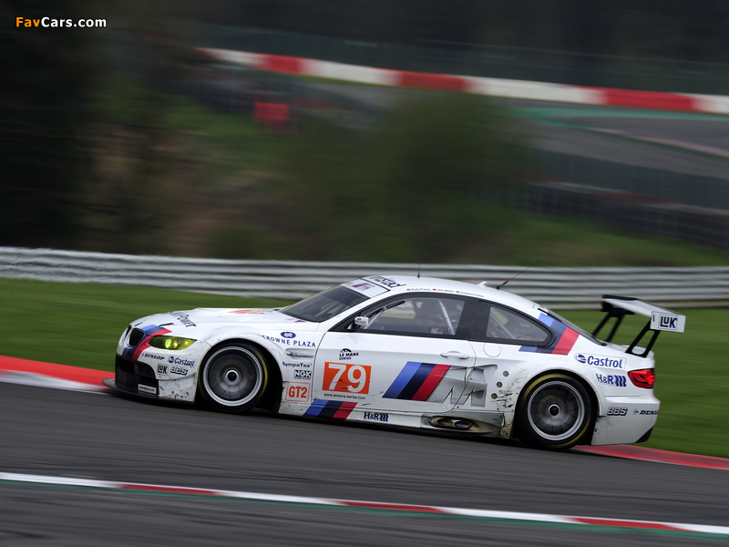 BMW M3 GT2 Race Car (E92) 2009–12 wallpapers (800 x 600)