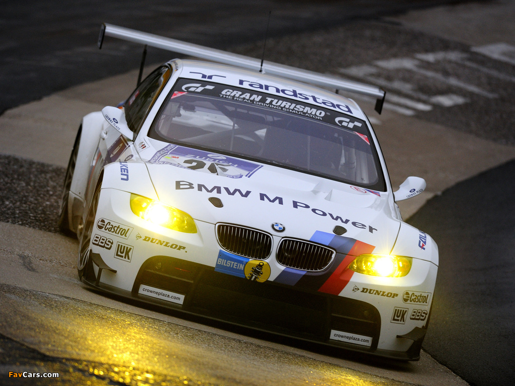 BMW M3 GT2 Race Car (E92) 2009–12 wallpapers (1024 x 768)