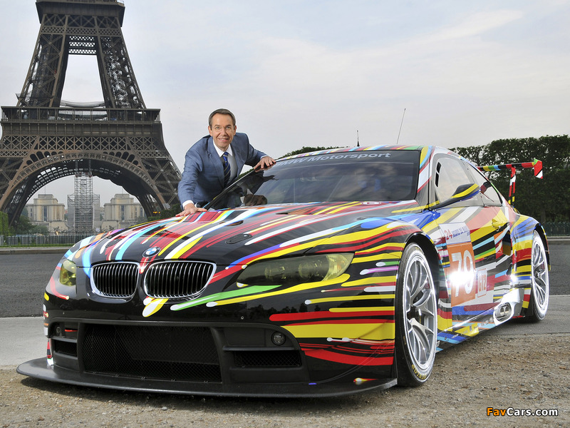 BMW M3 GT2 Art Car by Jeff Koons 2010 wallpapers (800 x 600)