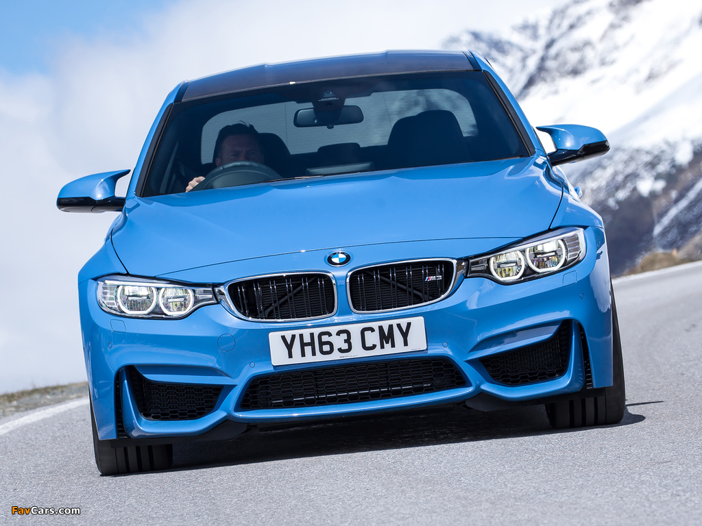 BMW M3 UK-spec (F80) 2014 wallpapers (1024 x 768)