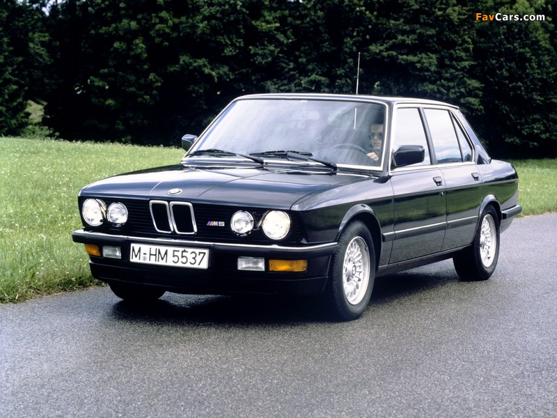 BMW M5 (E28) 1985–87 pictures (800 x 600)