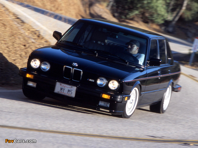BMW M5 US-spec (E28) 1986–87 photos (640 x 480)