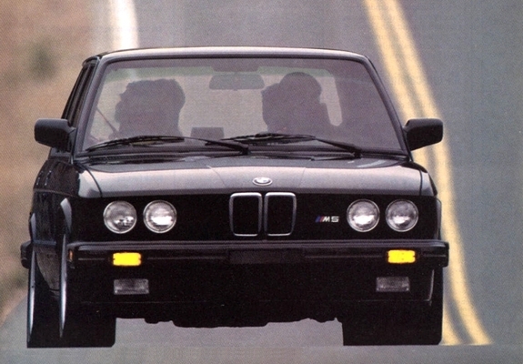 BMW M5 US-spec (E28) 1986–87 photos