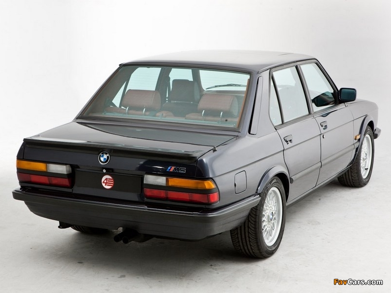 BMW M5 UK-spec (E28) 1986–87 pictures (800 x 600)