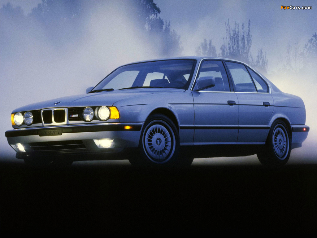 BMW M5 US-spec (E34) 1989–92 photos (1024 x 768)